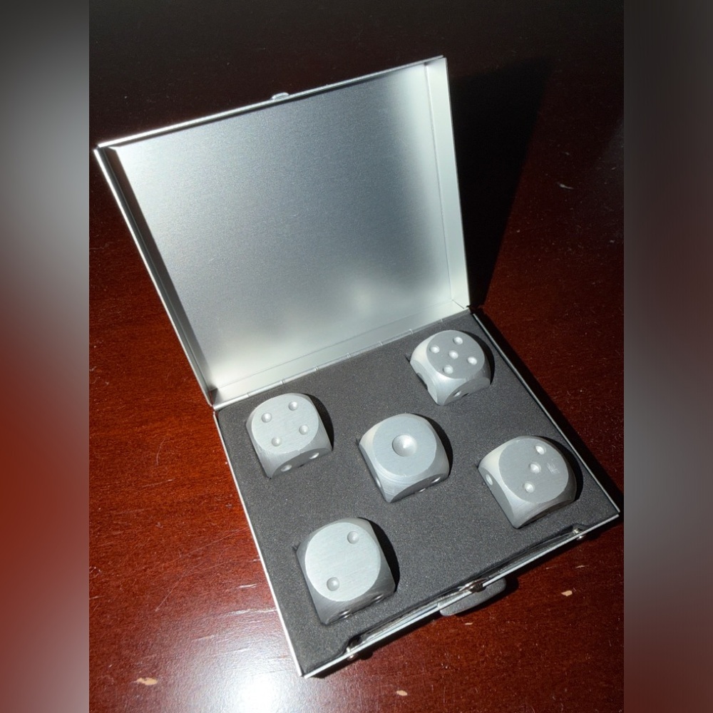 Cube Metal dice